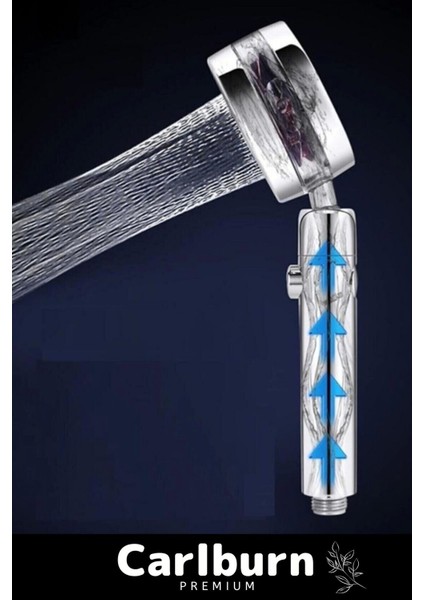 Sağlam Kopmaz Paslanmaz Turbo Duş Başlığı Basınçlı Ayarlanabilir Su Tasarrufu Hortum Mafsal Seti fırsatları