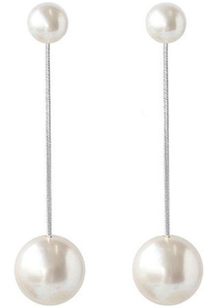 Büyük Ve Küçük Inci Uzun Küpeler, Iki Aşınabilir Püskül Küpeler, Kadınsı Küpeler (Yurt Dışından) fırsatları