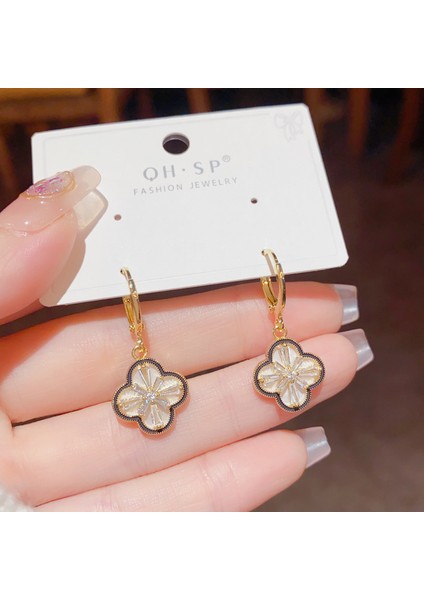 Popüler 925 Gümüş Iğne Küpe Klasik Geometrik Uzun Püskül Küpe (Yurt Dışından)