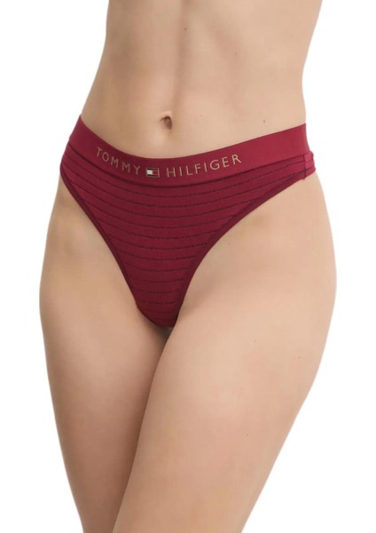 Kadın Kırmızı Coordinate Thong UW0UW05589