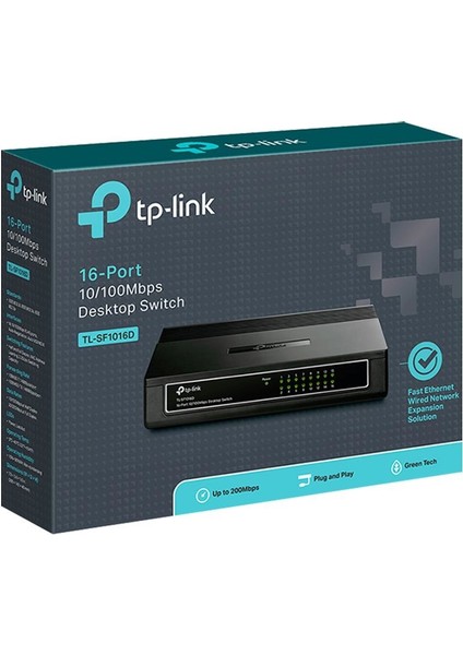 TL-SF1016D 16 Port 10/100 Mbps Switch indirimleri