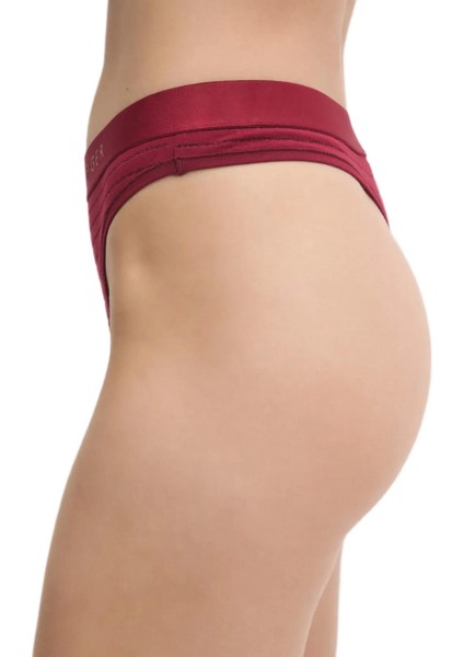 Kadın Kırmızı Coordinate Thong UW0UW05589