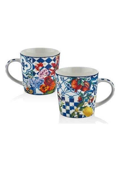Italy Garden 2'li Kupa Seti 9,5x9,6 cm 1BSF-1242IG