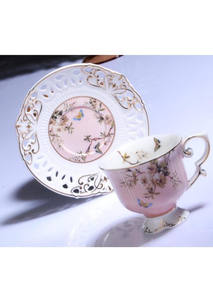 Kahve Takımı Flower Pembe Zjn-07