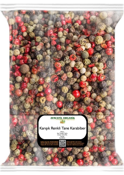 Renkli Tane Karabiber 100 gr