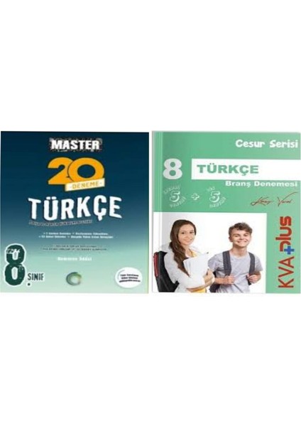 (Sınıf: 8) Master Türkçe 15 Deneme Ve Branş Denemesi (5 Sarmal + 5 Genel Deneme)