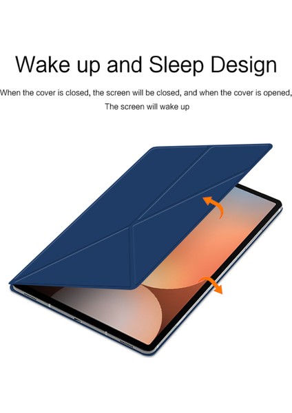Samsung Galaxy Tab S6 Lite (2024)/(2022)/(2020) P610/P615 Kılıf Desenli Baskılı Stand Litchi Dokulu Deri Tablet Kapaklı Kart Yuvaları-Blok