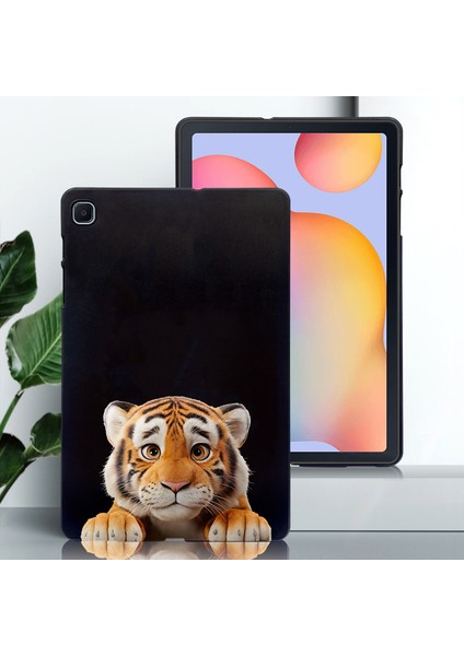 Samsung Galaxy Tab S9 Fe/tab S9 Kılıf Desen Baskı Ince Tpu Tablet Koruyucu Kapak-Corgi