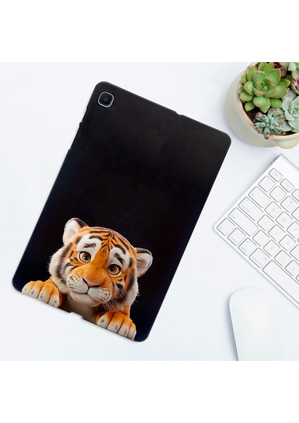 Samsung Galaxy Tab S9 Fe/tab S9 Kılıf Desen Baskı Ince Tpu Tablet Koruyucu Kapak-Corgi