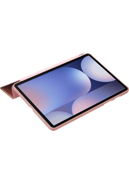 Samsung Galaxy Tab S10+ Kılıf Pu Deri+Silikon Origami Standı Koruyucu Kapak-Gül Altın (Yurt Dışından) indirimleri