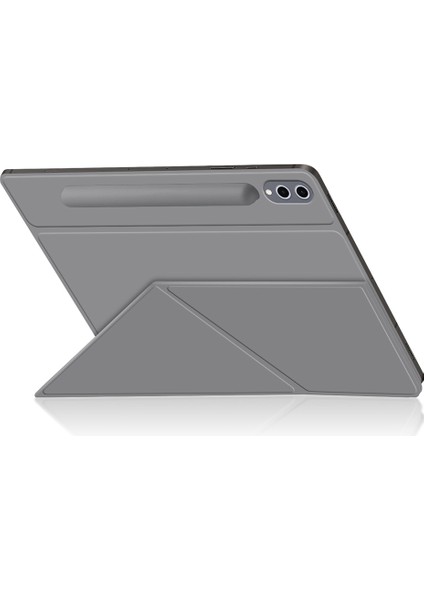 Samsung Galaxy Tab S6 Lite (2024)/(2022)/(2020) P610/P615 Kılıf Desenli Baskılı Stand Litchi Dokulu Deri Tablet Kılıfı Kart Yuvalı-Mor