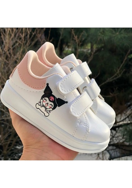 Kız Çocuk Ayakkabı Kuromi Baskılı Rahat Esnek Hafif Çocuk Ayakkabı modelleri
