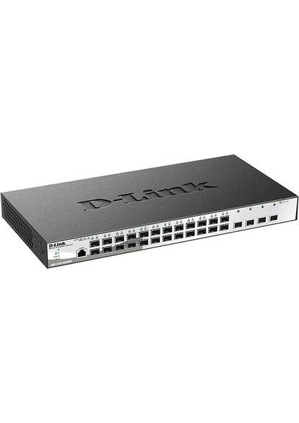 DGS-1210-28XS/ME L2 Managed Switch with 24 100/1000Base-X SFP ports and 4 10GBase-X SFP+ ports