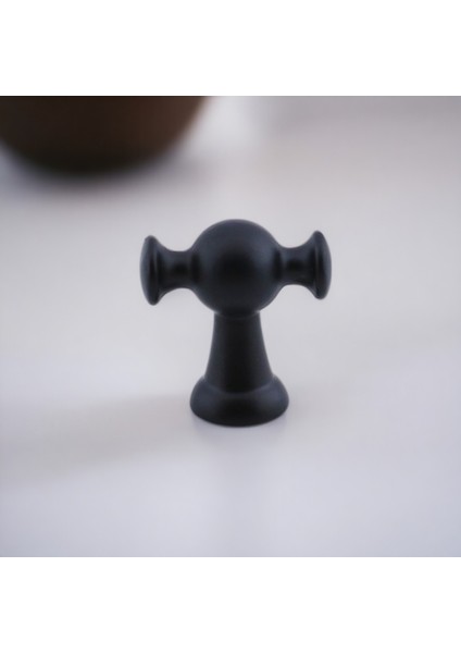 Manolya Siyah Metal Kulp Düğme Tek Vidalı Çekmece Kulbu Kulpları Mutfak Mobilya Dolabı Dolap Kulpu fiyatları