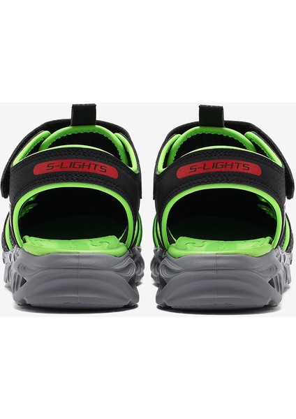 Thermo-Splash - Hydro-Flare Büyük Erkek Çocuk Siyah Işıklı Sandalet 400613L Bklm indirimleri
