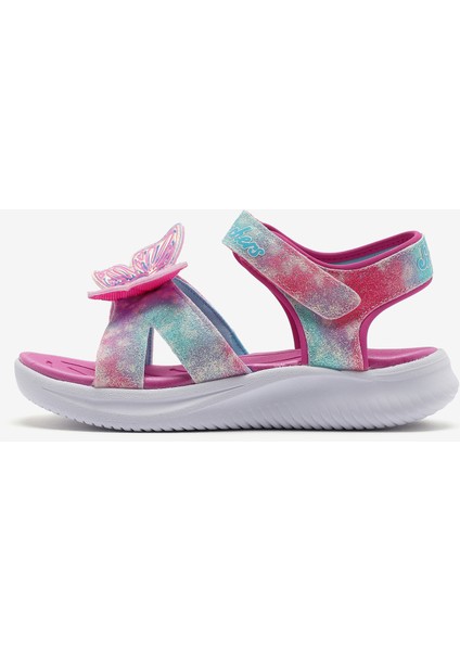 Jumpsters Sandal - Butterfly Brites Büyük Kız Çocuk Pembe Işıklı Sandalet 303109L Pkmt