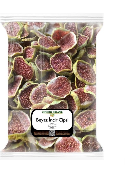 Beyaz Incir Cipsi 100 Gr. Dilim Incir Kurusu Beyaz Incir