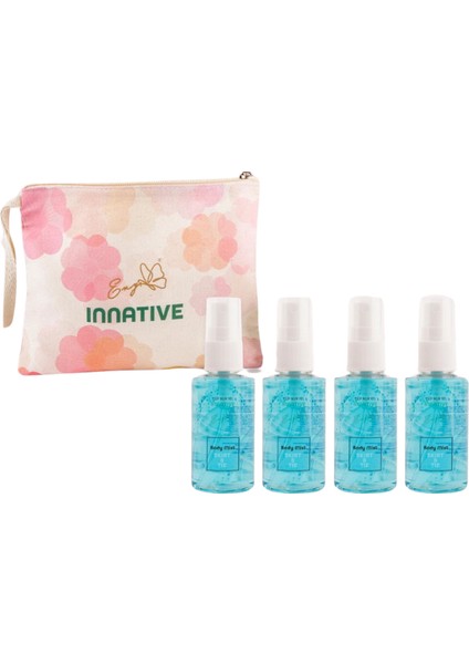Eny Elif Nur Yel Skirt & Tie Seyahat Boy Çanta Seti 4X50ML