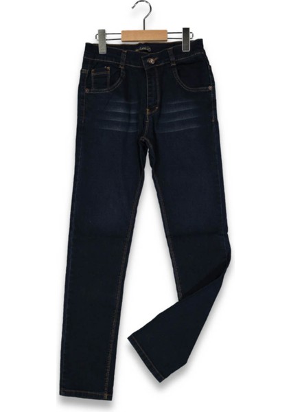 Çizgi Detaylı Jeans Erkek Pantolon