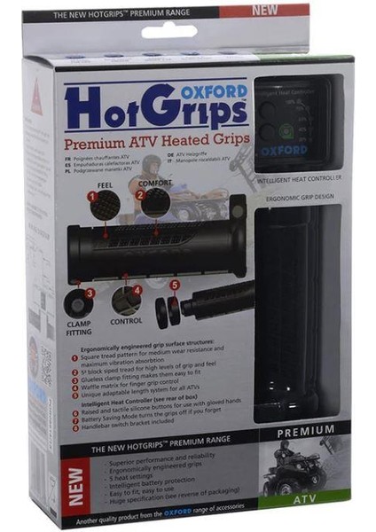 Motosiklet Hotgrips Essential Atv Elcik Isitma OF770