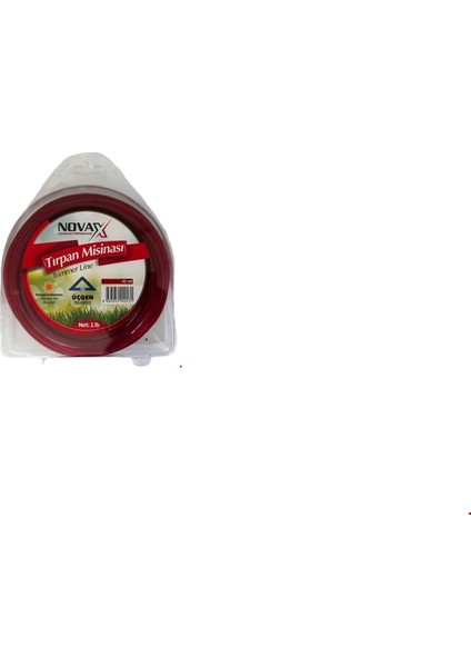 Tırpan Misina Üçgen Kırmızı 3.3 mm 45 mt