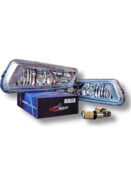 Polo Sis Farı + LED Xenon + Turuncu LED Ampul Giydirme Tampon Sis Farı