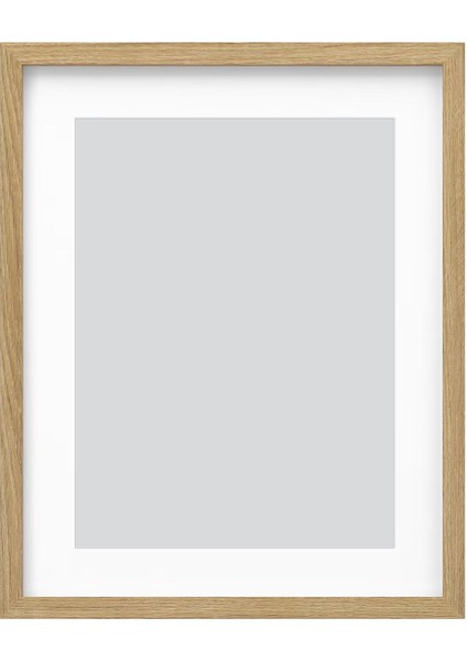 Rödalm Meşe 40 x 50 cm Kalın Kenarlı Paspartulu Derinlikli Ahşap Fotoğraf Resim Çerçevesi
