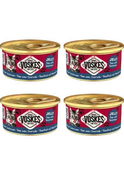 Ton Balığı ve Çipura Kedi Konservesi 4X85 gr