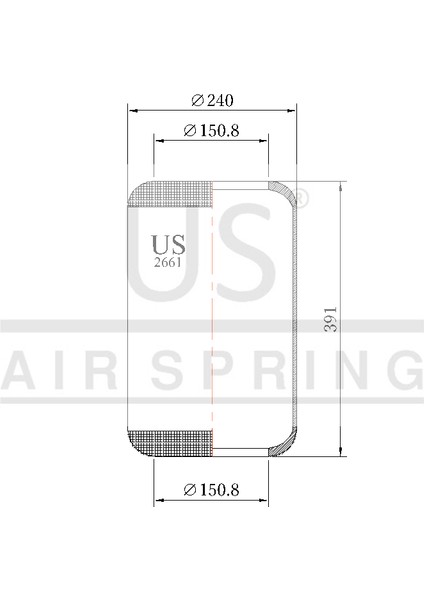 US-2661 Roll Körük Otobüs Körüğü-Süspansiyon Körüğü -Servis Körüğü- Çekici/çeker Körük 661N -3661 -1S31028RF -91016 -D12S02RE-PNP304980101 -1R1C390310 -W010950021 -D297 -8018 -1E25 -1S31028-53RS900056