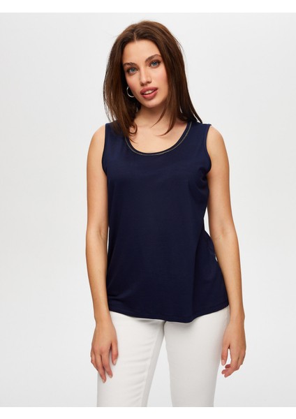 Yakası Zincir Şerit Detaylı Atlet B00024-3 fiyatları