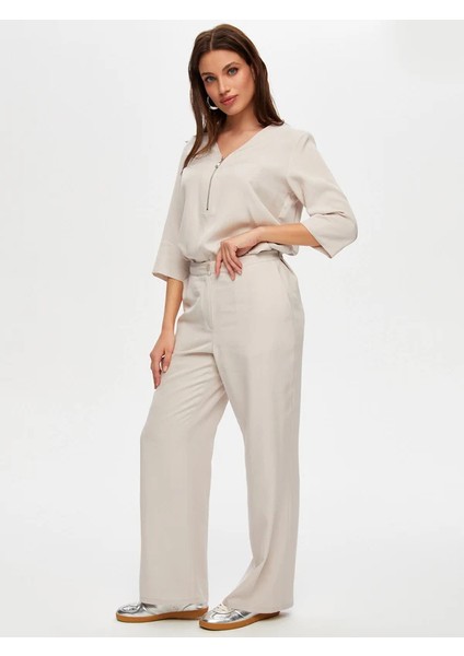 Wide Leg Fit Liyoselli Pantolon S25PNT005 modelleri