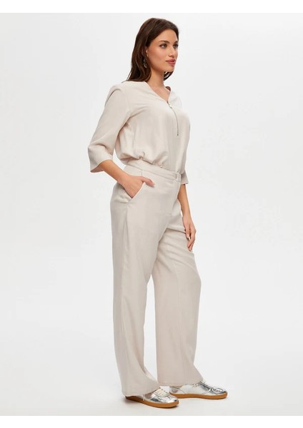 Wide Leg Fit Liyoselli Pantolon S25PNT005 indirimleri