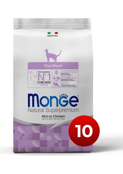 Cat Daily Line Sterilised Tavuklu Kısırlaştırılmış Kedi Maması 4 kg Avantajlı Paket
