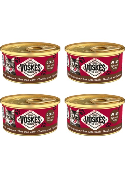Ton Balığı ve Sinagrit Kedi Konservesi 4X85 gr
