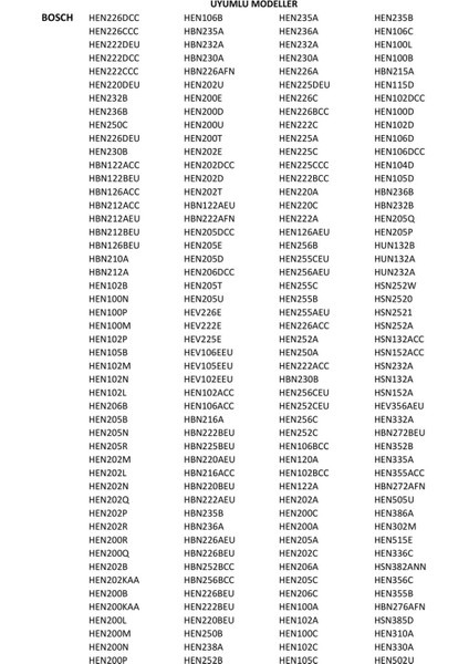 Fırın Kapak Contası, Bosch, Siemens 44,5 x 34 cm