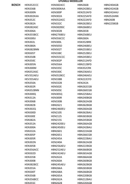 Fırın Kapak Contası, Bosch, Siemens 44,5 x 34 cm