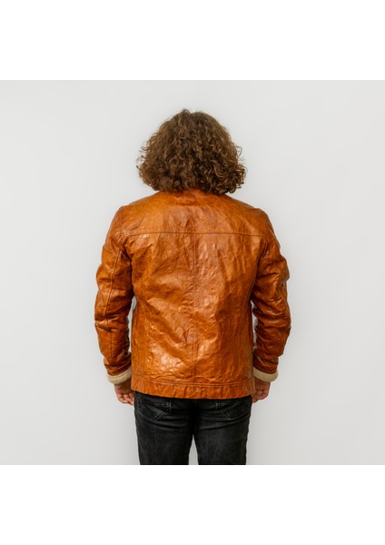 Culebrita Erkek Kürk Deri Ceketi modelleri