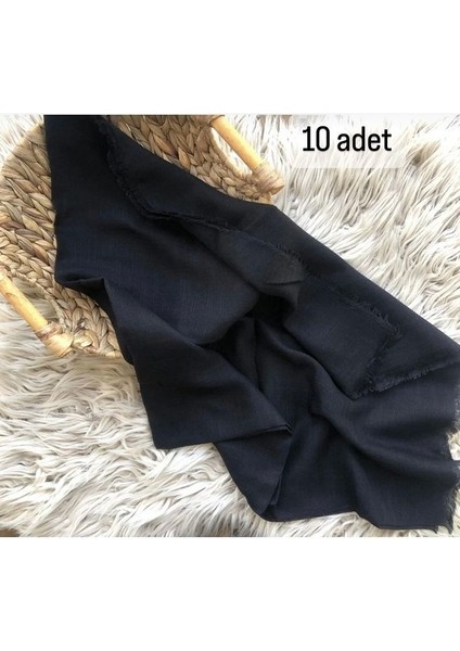 Flamlı 10’lu Paket Dağıtmalık Pamuklu Yazma Eşarp