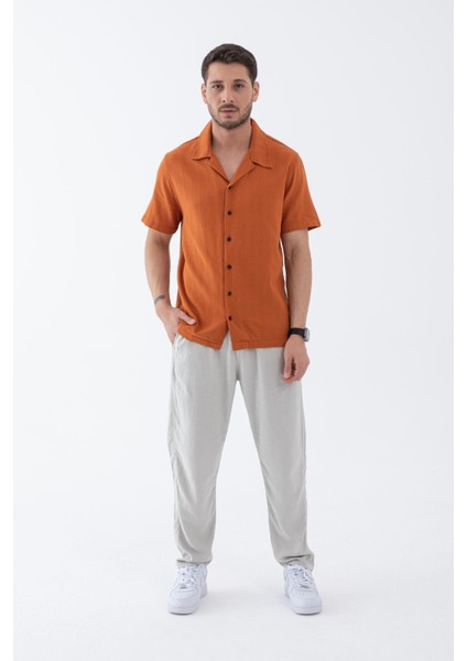 Erkek %100 Pamuk Kısa Kol Gömlek - Rahat ve Şık Tasarım, Yaz Modası modelleri