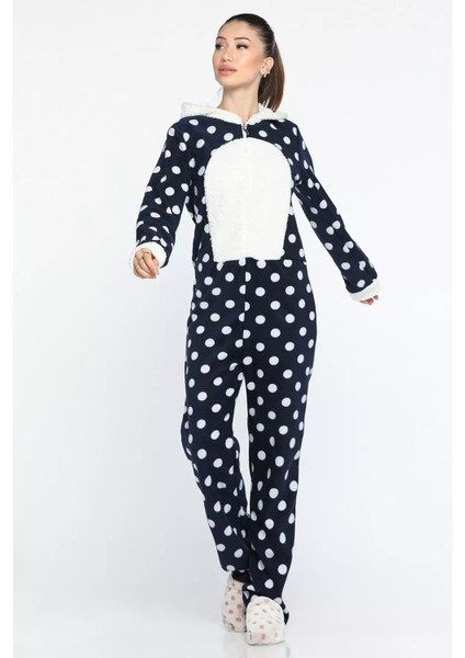 Kadın Kapüşonlu Polar Pijama Tulum fiyatları
