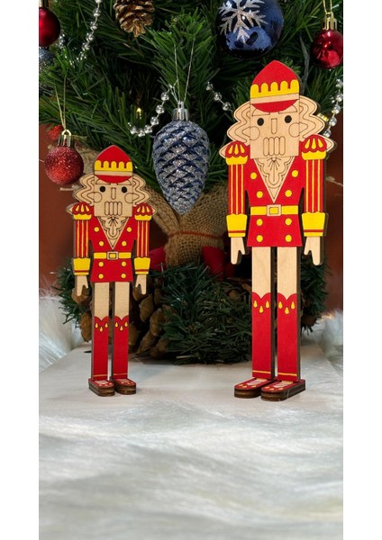 Ahşap Kurşun Asker Obje - 25 cm (Kırmızı) ( 1ADET Fiyatıdır ) modelleri