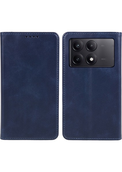 Xiaomi Poco X6 Pro 5g Çizilmez Telefon Kılıfı Manyetik Pu Deri Standı Cüzdan Kapağı (Yurt Dışından)