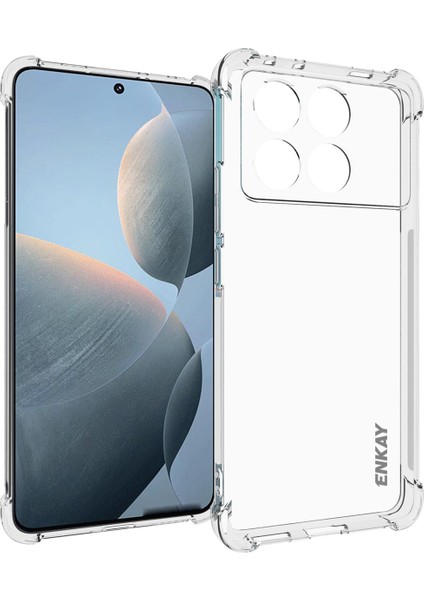 Xiaomi Poco X6 Pro 5g Şeffaf Kılıf Anti-Damla Kaymaz Tpu Telefon Kapağı (Yurt Dışından)