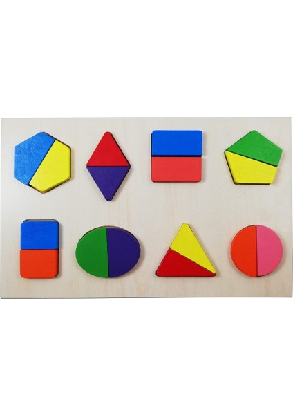 Ahşap Alfabe-Sayılar-Geometrik Puzzle Bultak fırsatları