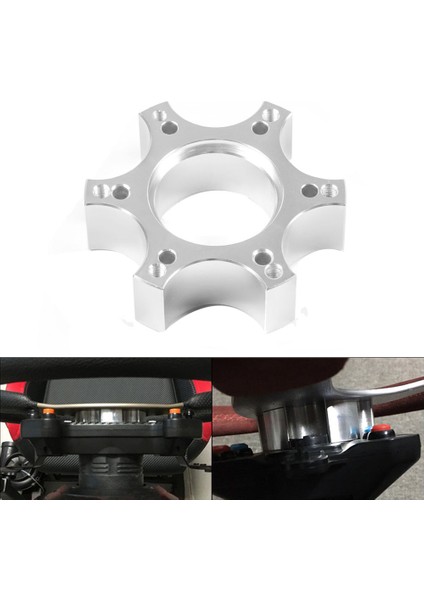 Thrustmaster T300RS Için 70MM Direksiyon Simidi Adaptör Plakası - Ferrari 599 P310/R383 14 Inç Direksiyon Simidi Gümüş (Yurt Dışından) fiyatları