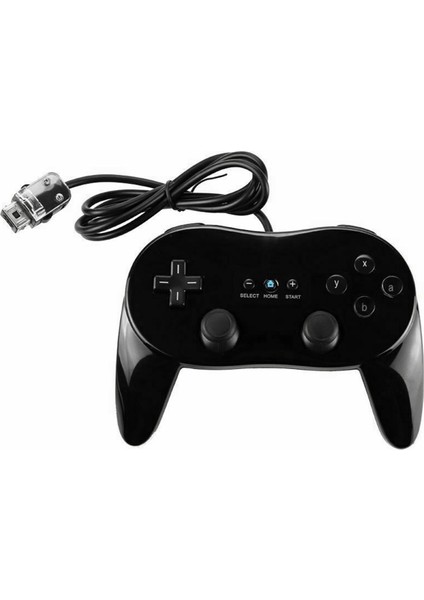 Game Pad Controller Konsol Joypad Nintendo Wii Ikinci Nesil Kablolu Oyun Kumandası Oyun Uzaktan Kumandası-Siyah (Yurt Dışından)