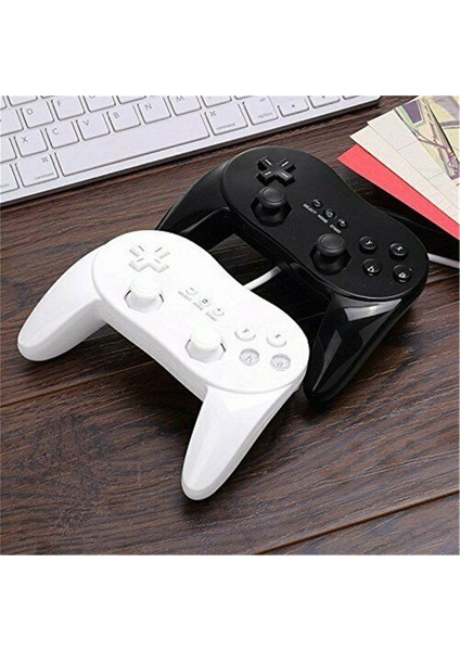 Game Pad Controller Konsol Joypad Nintendo Wii Ikinci Nesil Kablolu Oyun Kumandası Oyun Uzaktan Kumandası-Siyah (Yurt Dışından)