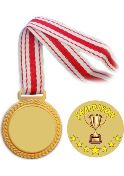 Altın Madalya Şampiyon Si 10 Adet