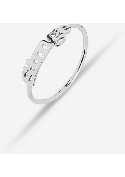 Isimli Gümüş Yüzük