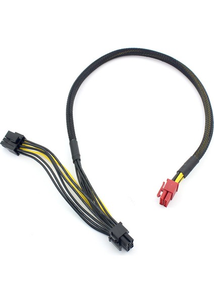 18AWG Pcı-E Grafik Kartı Modüler Güç Kablosu 8pin'den Çift 8pin'e Güç Kaynağı Kablosu Antec Eco Tp Np Serisi Için, 50CM (Yurt Dışından)